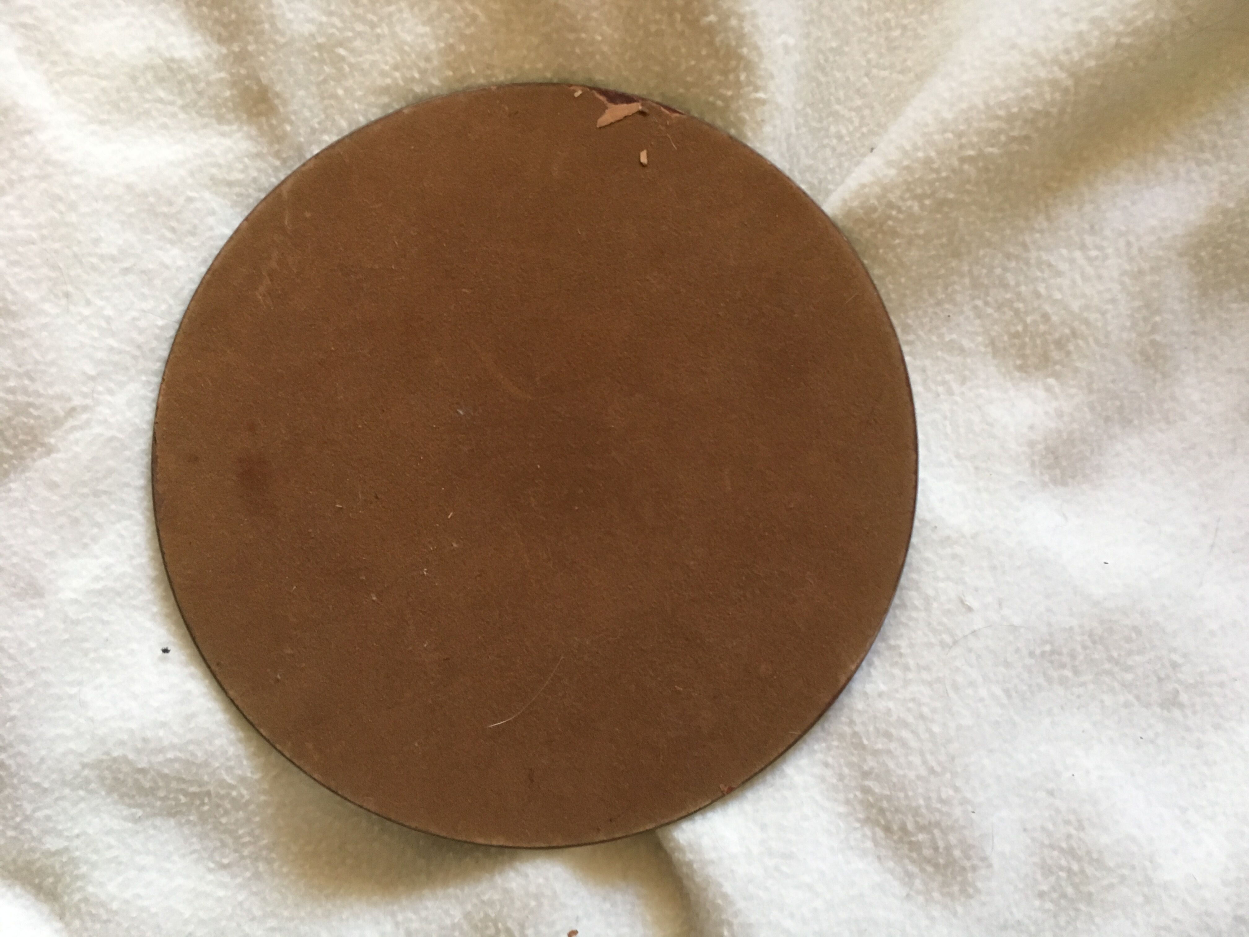 Beveled round mirror 20cm