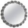 Wall mirror with diamond-shaped crystals Bakalowits Vienna backlit, Austria, 1950s