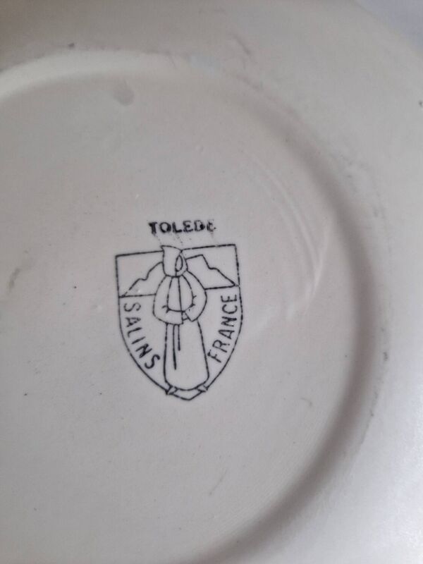 Lot De 12 Assiettes Plates De Forme Ovale Salins Modèle Tolede