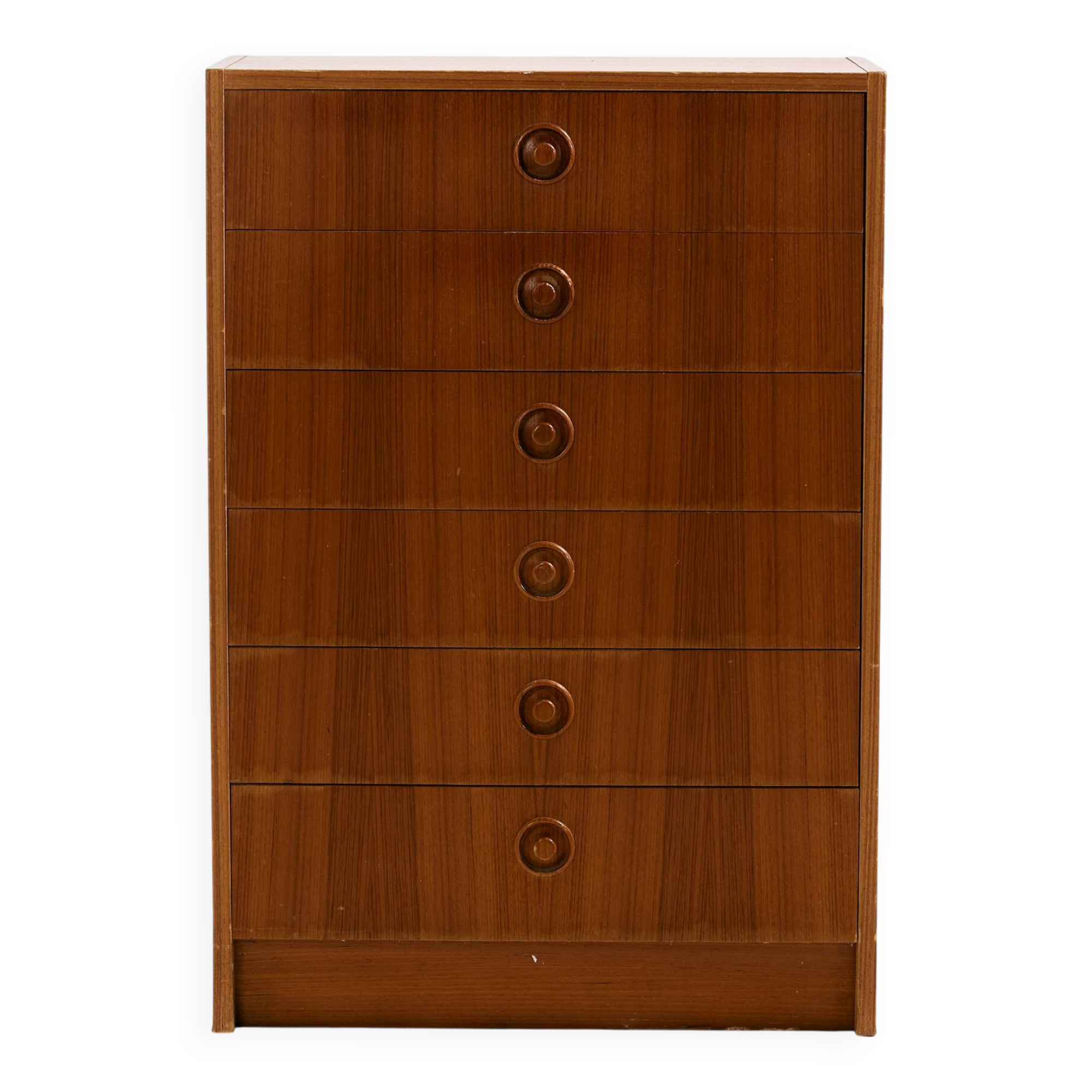 MK10127 Teak dresser with six drawers