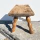 Tabouret en bois vintage