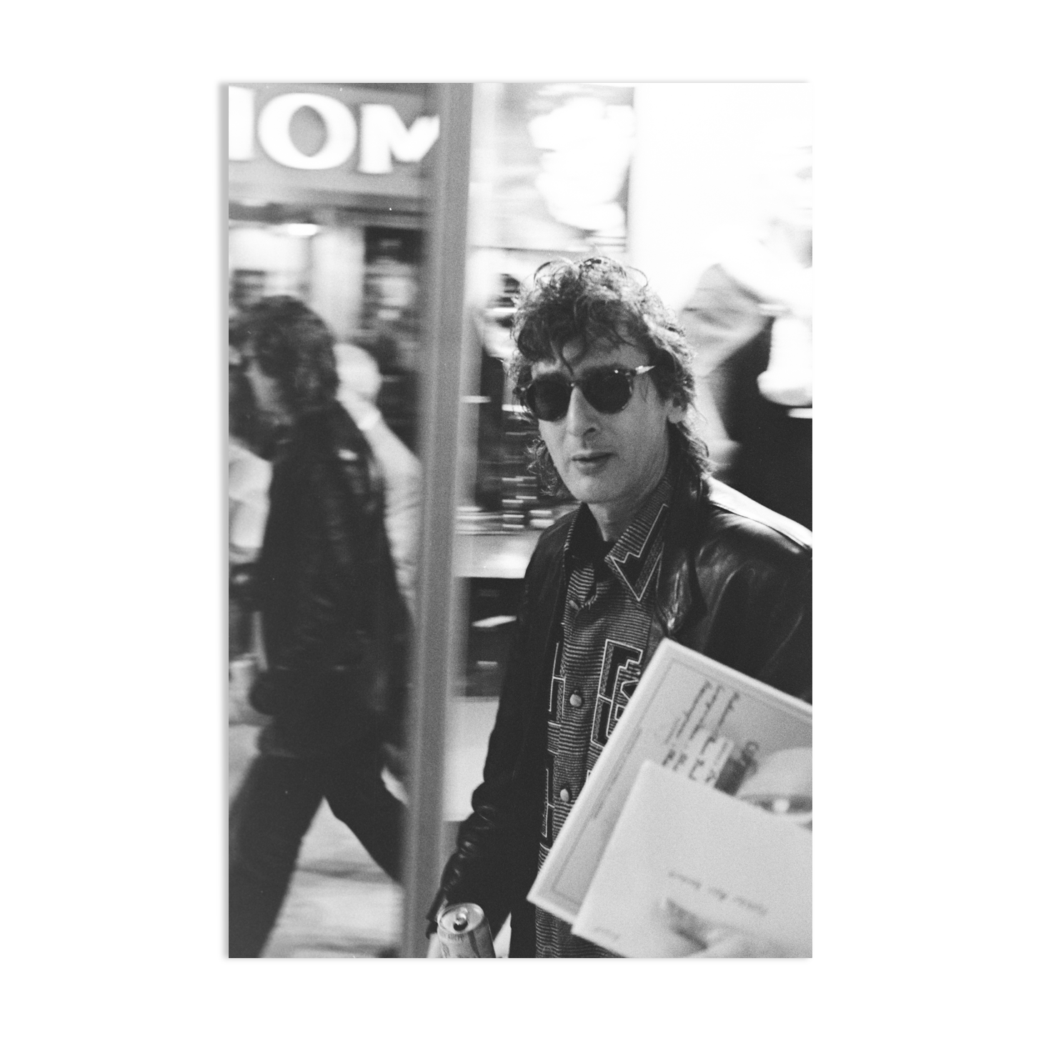 Photograph Alain Bashung print on barium paper 300g after original negative 30x45cm