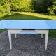 Vintage Formica table efji novoplan with 2 integrated extensions 109/148/197.