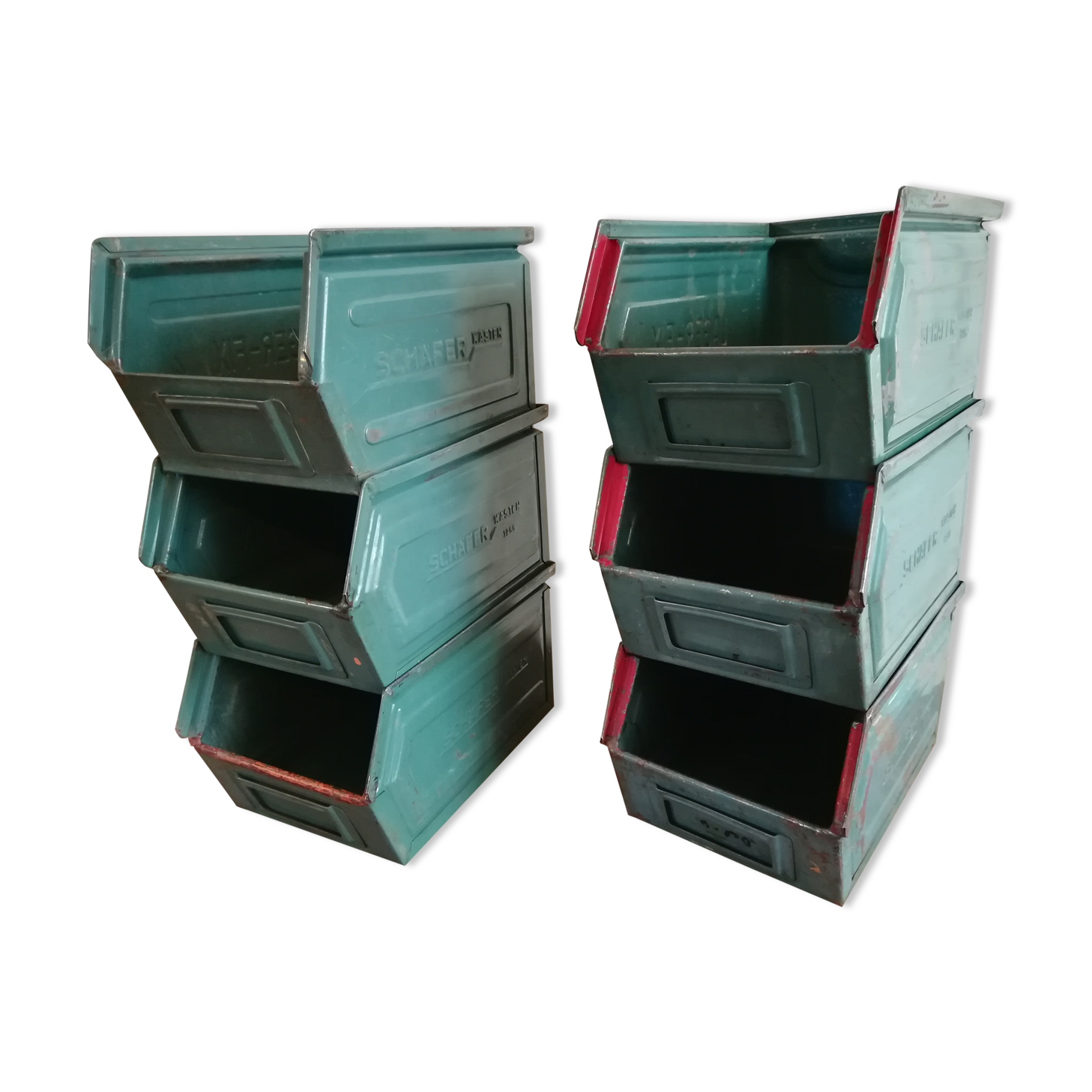 Set of 6 Schelfer lockers