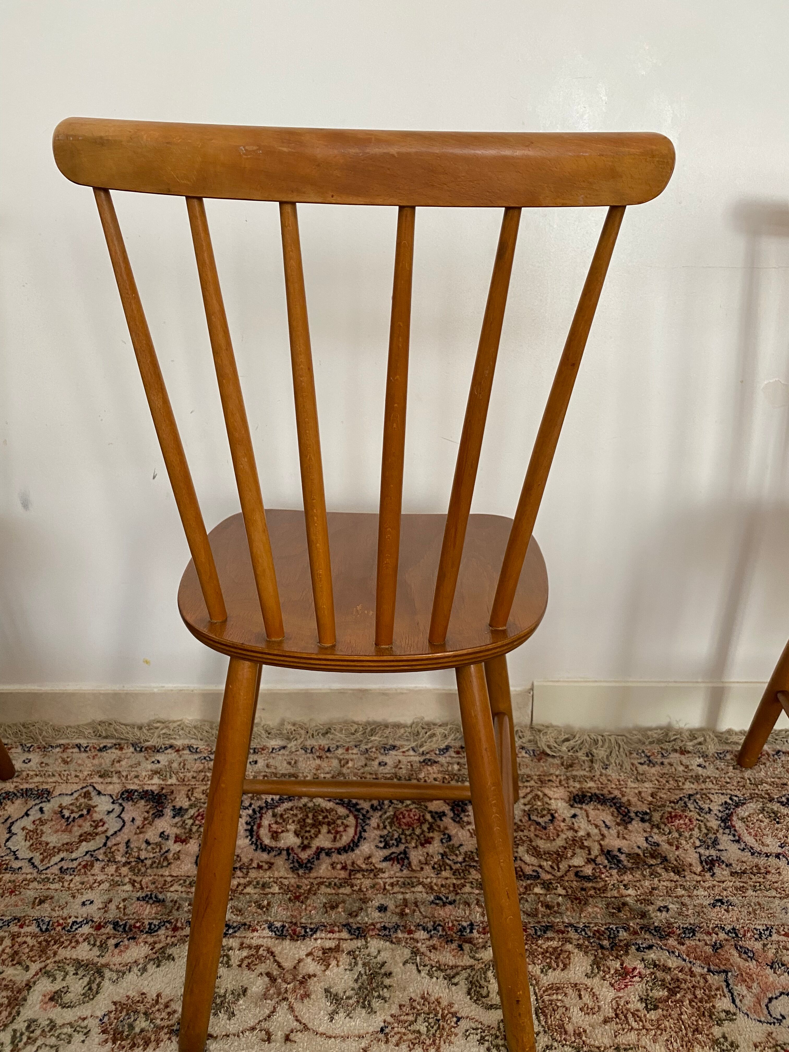 Scandinavian chairs with bars