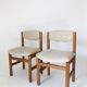 Paire chaises scandinaves en teck