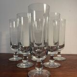 Baccarat Diabolo-style champagne flutes