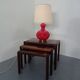 Glass floor lamp by Peil & Putzler, 1970s