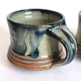 Duo de tasses en grès de Puisaye