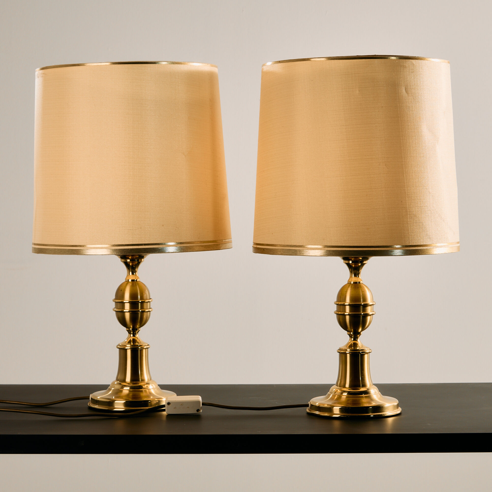 Lampe de table en laiton par Otterpohl Leuchten, lot de 2