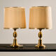 Lampe de table en laiton par Otterpohl Leuchten, lot de 2