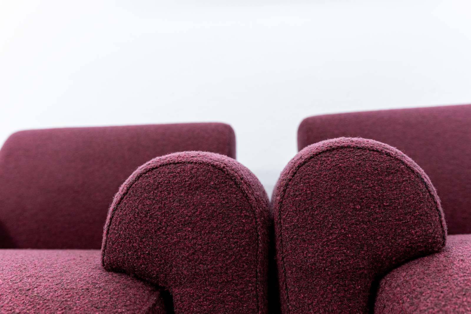 Paire de fauteuils modulaires par Eberhard Geißler, Oelsa, Allemagne, années 1970