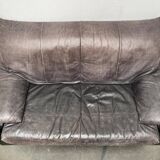 Brutalist German postmodern lounge chairs and sofa by Rolf Benz for Musterring, 1990s, set of 3.