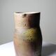 Large antique stoneware jug from Puisaye, pyritic, late 19th century.