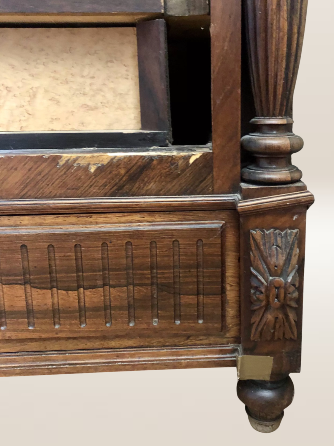 Solid wood and veneer library