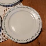 5 flat plates "Nobilis" Sarreguemines