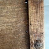 Antique brutalist Baoulé African chair