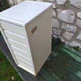 Furniture with plastic drawers 70s spaceage