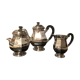 Silver metal tea service