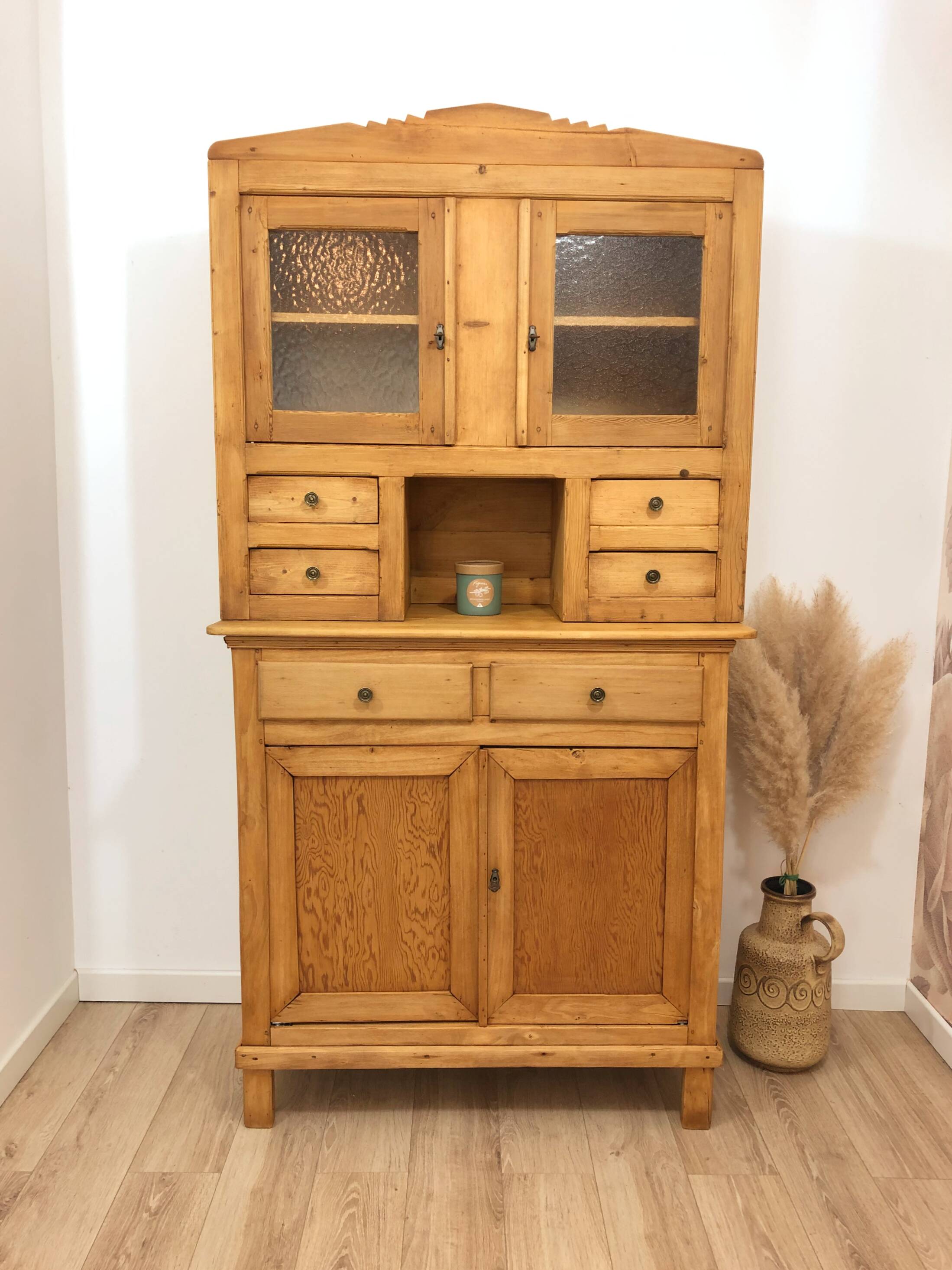 Solid pine country dresser from the 1950s