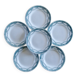 Antique ironstone plates signed Moulin des Loups "Provence"