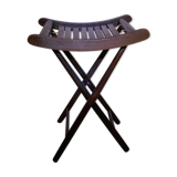 Folding wooden stool, plant holder