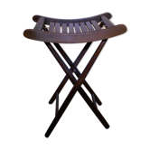 Tabouret pliant en bois , porte plante