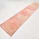 Tapis de couloir vintage rouge et rose 2x12, 73x382 cm