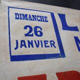 "Rugby Match" poster - City of Langon - 1930s