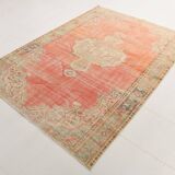 6x8 Vintage Pale Red Classic Rug, 179x254Cm