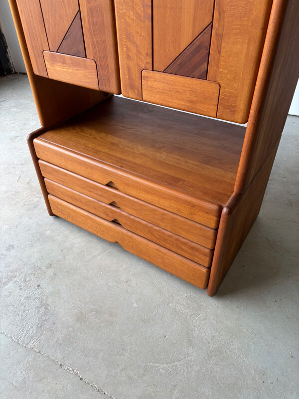 Enfilade modulable par Soren Nissen & Ebbe Gehl modelé Fagus Seltz