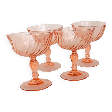 Rosaline vintage champagne flutes