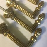 Brass tiebacks (pair)
