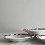 4 St Amand Ondine soup plates