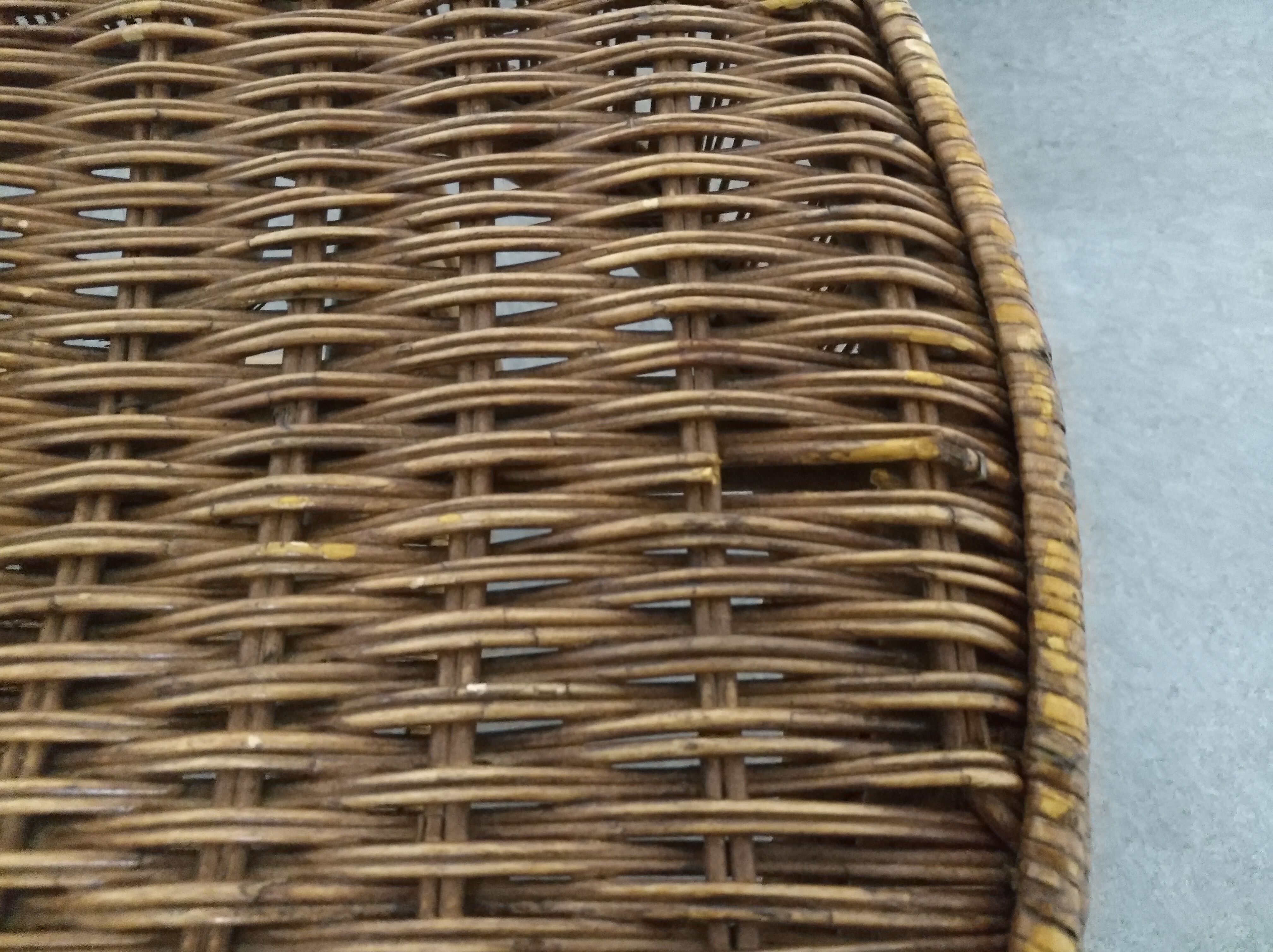 Bamboo and rattan lounge set