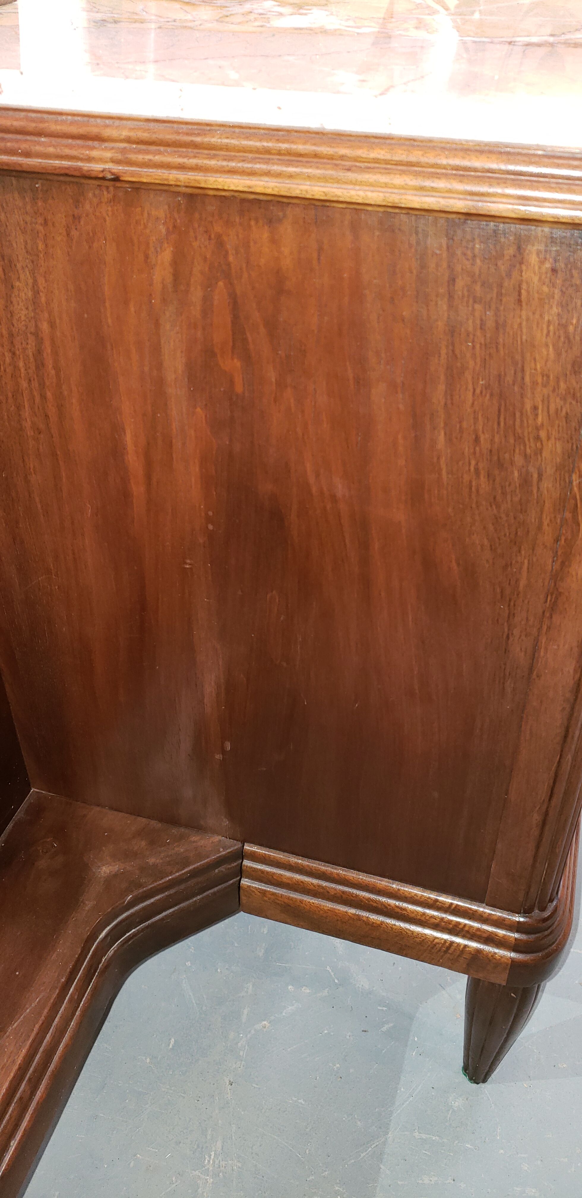 Psychedelic hairdresser art deco solid wood