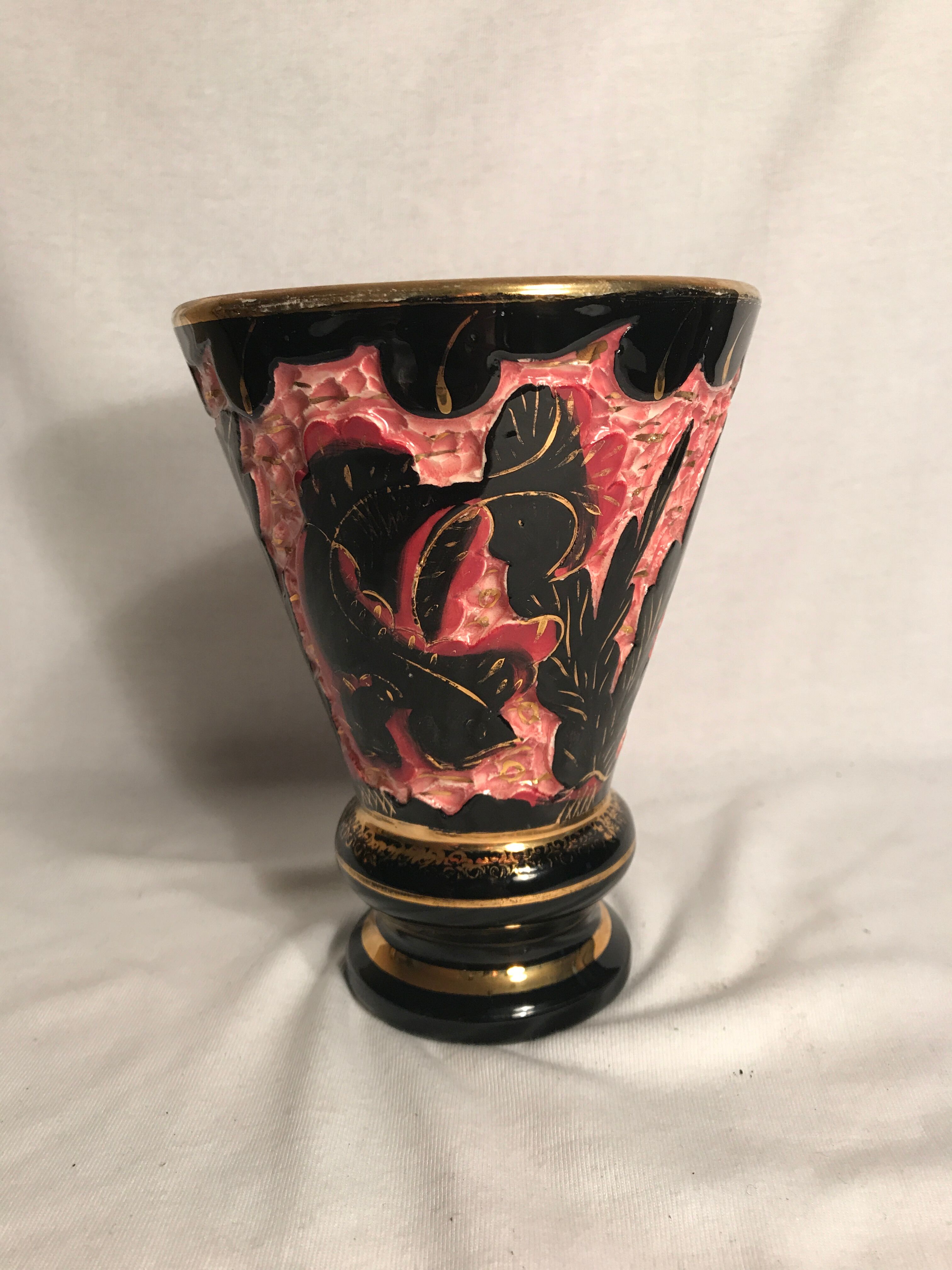 Former Monte Carlo décor hand vintage ceramic vase