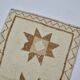 White And Brown Floral Runner Carpet sku 2069