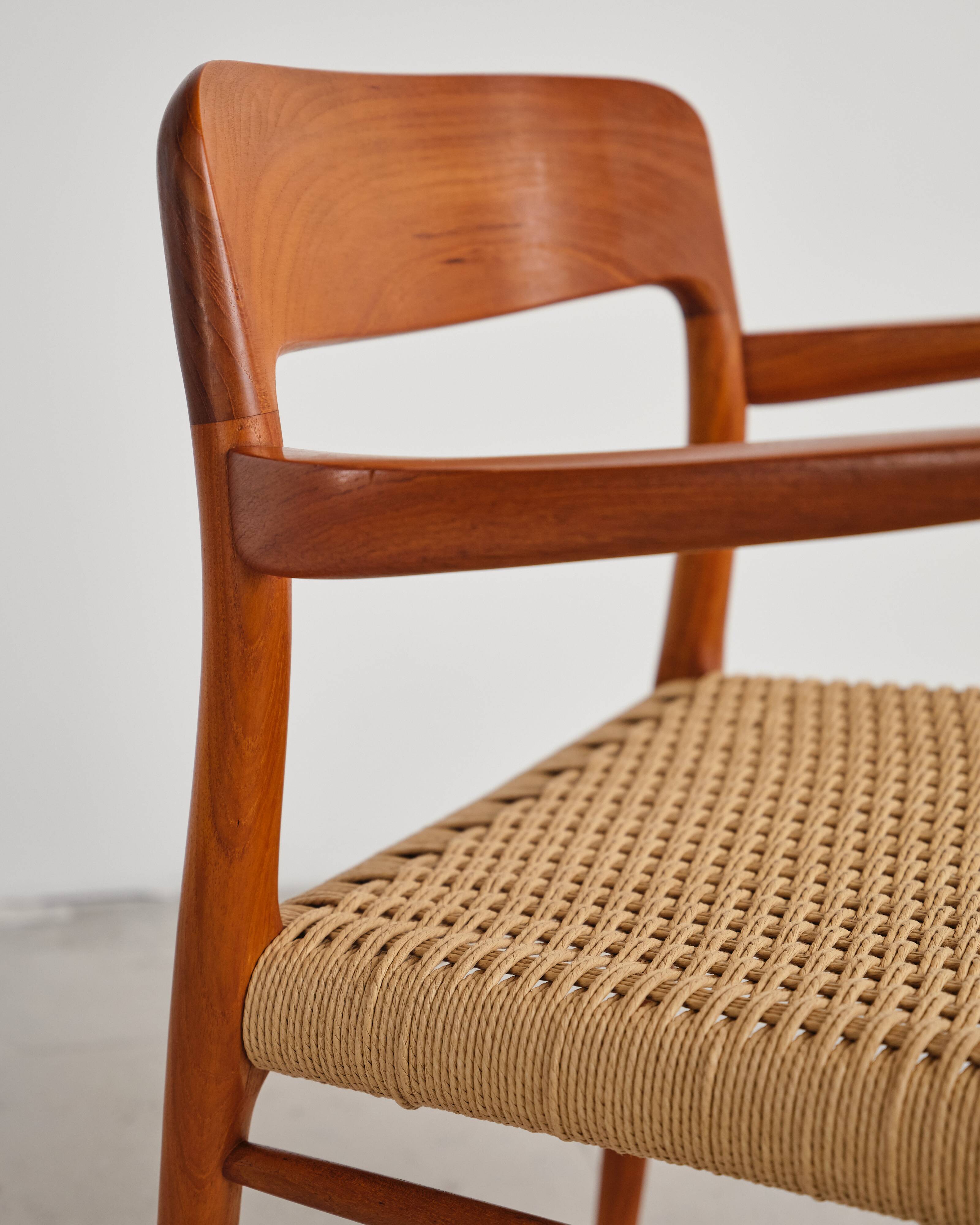 Armchair 56 in teak from the mid-century by Niels O. Møller, J.L. Moller