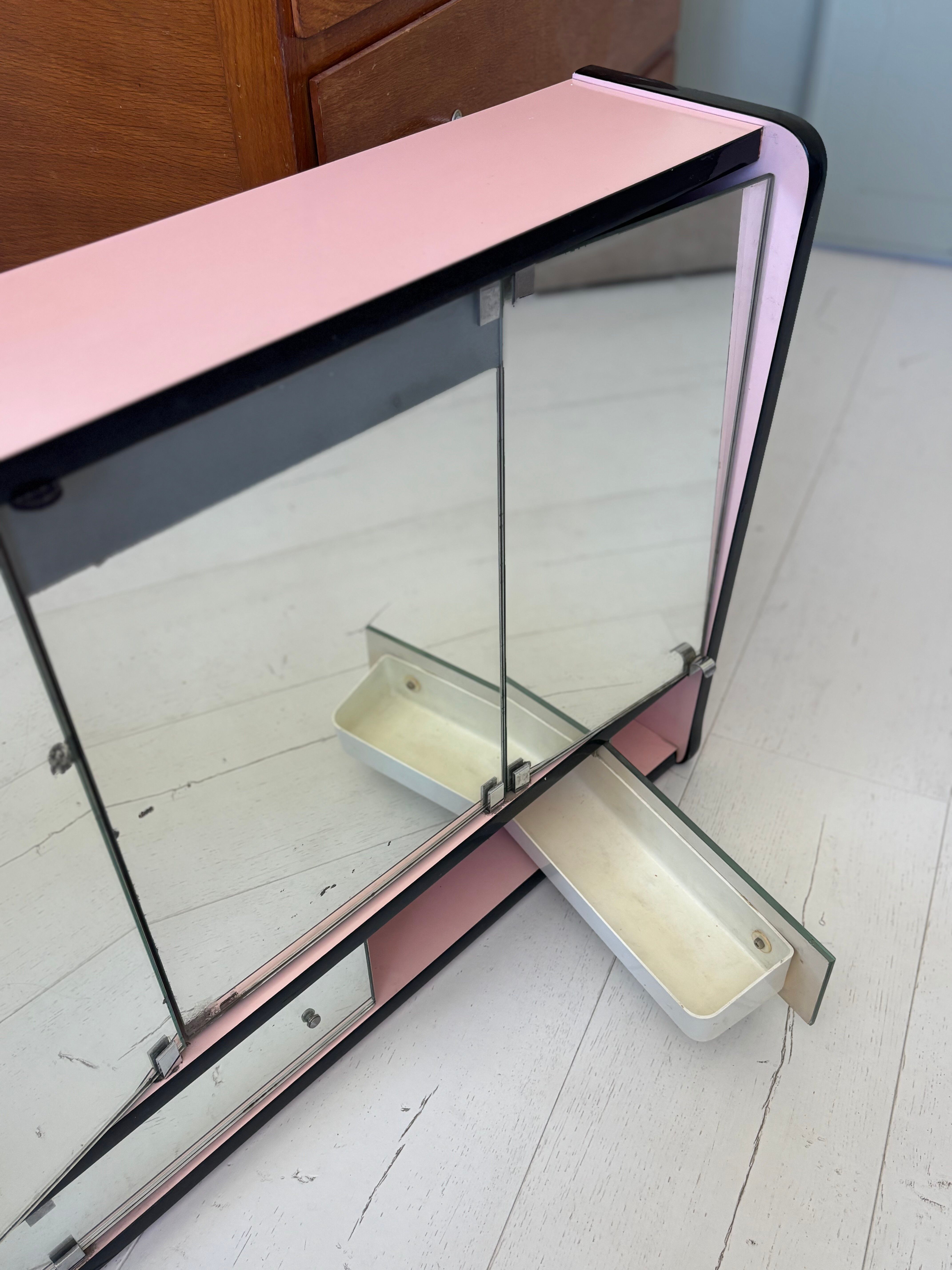Vintage Formica bathroom cabinet