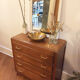 Commode 4 tiroirs pieds compas