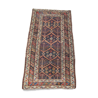 Old Persian rug 19th century handmade 118 X 215 cm