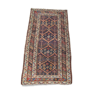 Old Persian rug 19th century handmade 118 X 215 cm