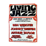 Concert poster Living Jazz La Mutualité 1968