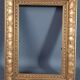 Old frame gilded stucco wood 29.5x21.5 cm, foliage 23.2x15.3 cm