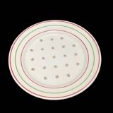 Lot of ten stamped Lunéville Imperial Flan ceramic plates