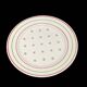 Lot of ten stamped Lunéville Imperial Flan ceramic plates
