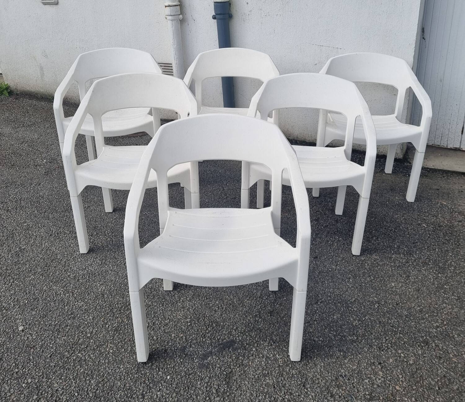 6 chairs Design JP Emonds Belgium, model Lawn Comfort