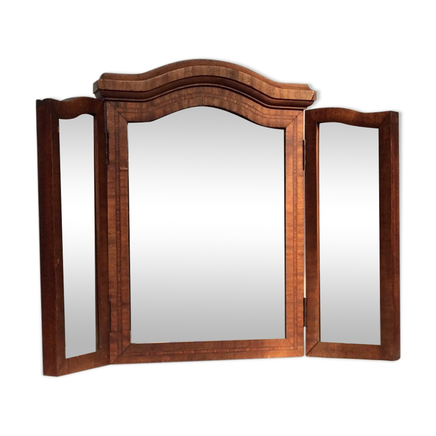 Ancient triptych mirror - 58x80cm