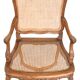 Paire de fauteuils cannés de style Régence